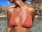 McFly Bikini Top - Wavy Rust