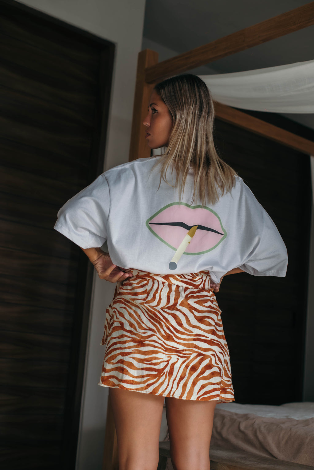 T- Shirt Woman Destroy - Soft Pink (Limited Edition)