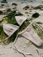 McFly Bikini Top - Wavy Cream