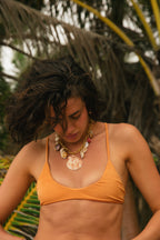 Passionfruit Bikini Top - PEACH ECLAT